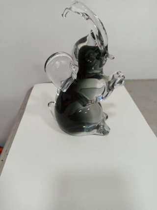 Statuetta di Elefante in Cristallo di Murano