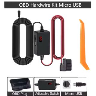 Kit Cableado Dashcam OBD II con Voltímetro