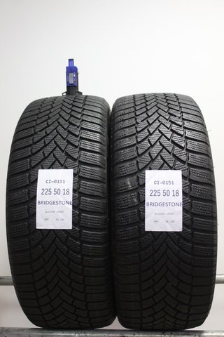 2 Pneumatici Invernali Bridgestone 225/50 R18