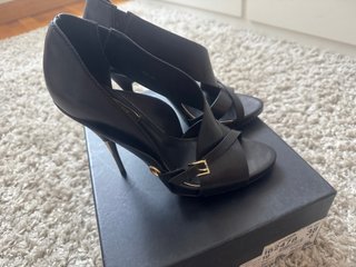 Sandalias de tacón Rachel Zoe negras