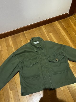Chaqueta vaquera verde Pull&Bear