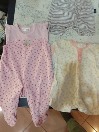 Lote de 5 monos cortos para niña