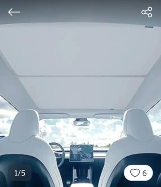 Parasol de Techo Tesla Model Y 2017/2020