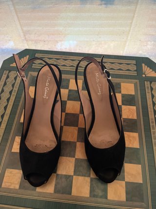 Zapatos de Plataforma Negros Mista Gómez Talla 39