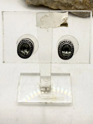Pendientes Vintage Ovalados con Cristal