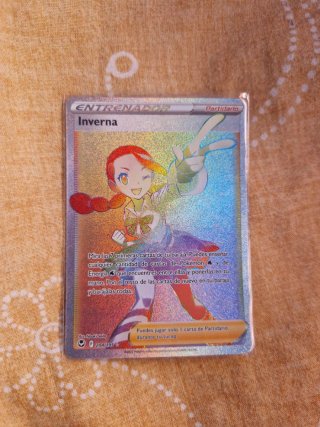 Carta Pokémon Inverna Rainbow Rare