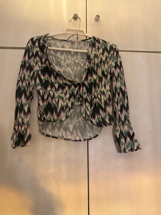 Camisa Noon Estampada Talla S