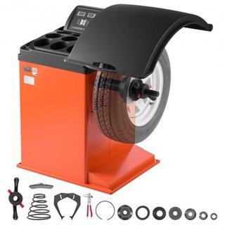 Equilibradora de ruedas y neumáticos 250 W digital