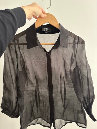 Semi-Transparent Blouse