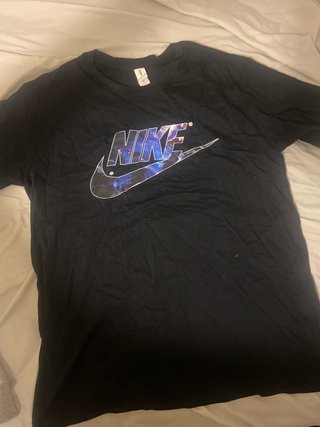 Camiseta Nike Negra Estampada
