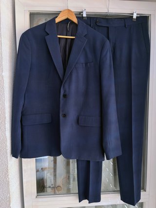 Traje de hombre azul marino – Talla 52 / 42