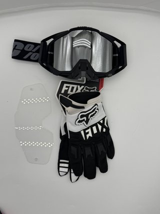 Gafas 100% y Guantes Fox Nuevos 413