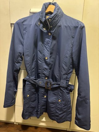Cazadora entretiempo azul talla 38