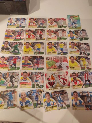 Lote de 24 Cromos La Liga 2016-2017