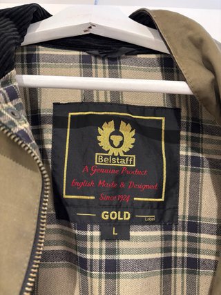 Cazadora Corta Belstaff Gold Talla L
