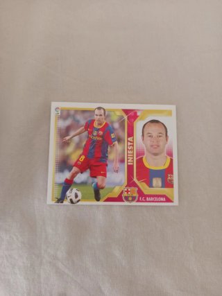 Cromo Iniesta F.C. Barcelona 2011-2012
