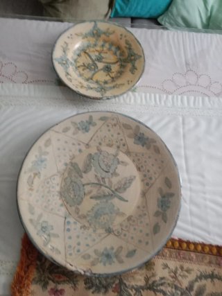 Set de 2 Platos Portugueses Antiguos