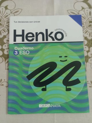 Henko Orientación, 3 ESO. Cuaderno