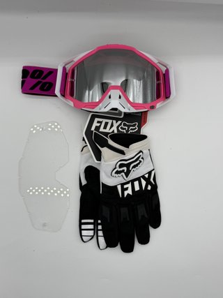Gafas 100% y Guantes Fox Nuevos 416