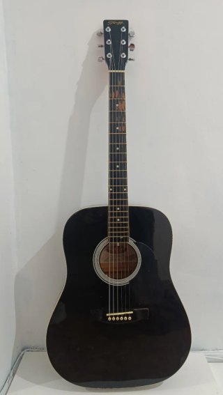 Guitarra Acústica Stagg Negra