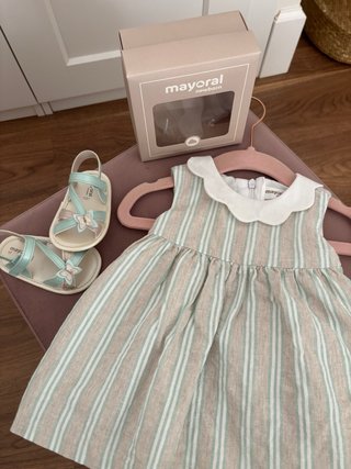 Conjunto Mayoral Vestido y Sandalias