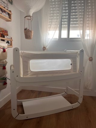 Cuna Colecho Mecedora Blanca