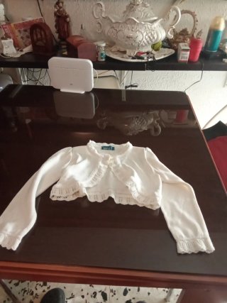 Torera Blanca de Punto