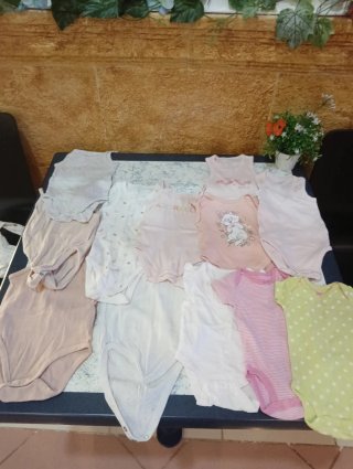 Lote de 11 bodys para niña