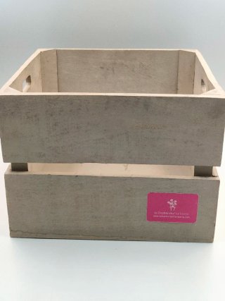 Caja de madera decorativa vintage