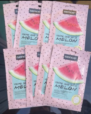 Lote 8 Mascarillas Faciales Sence Sandía