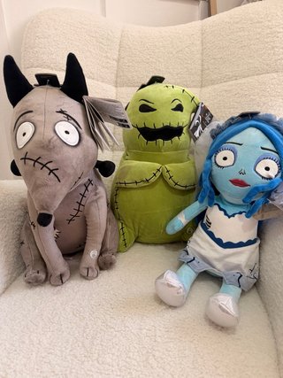 Set 3 Peluches Pesadilla Antes de Navidad