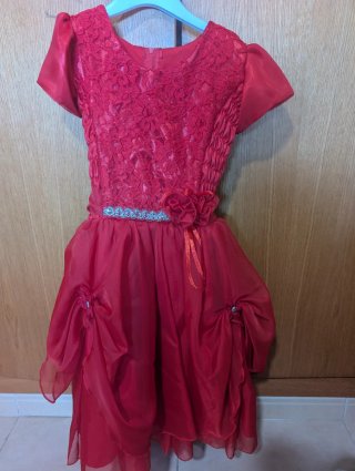 Vestido Rojo para Niña