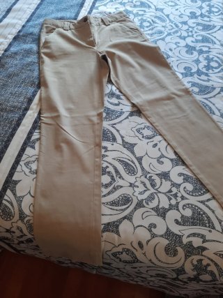 Pantalón chino Massimo Dutti beige Talla 38