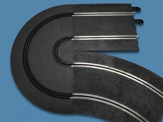 Pista horquilla interior 180 para Scalextric