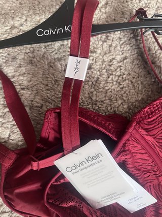 Sujetador Calvin Klein Granate