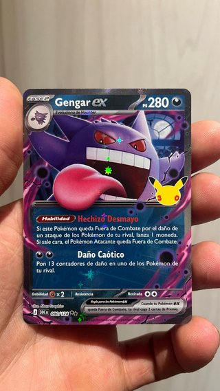 Carta Pokémon Gengar ex