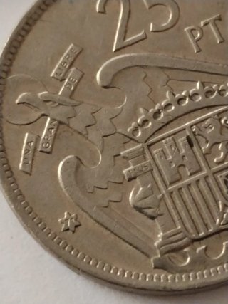 2 Monedas de 25 Pesetas 71