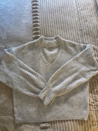Jersey de punto gris