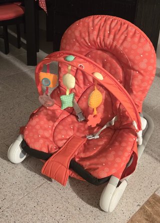 Hamaca Mecedora Bebé Chicco Naranja