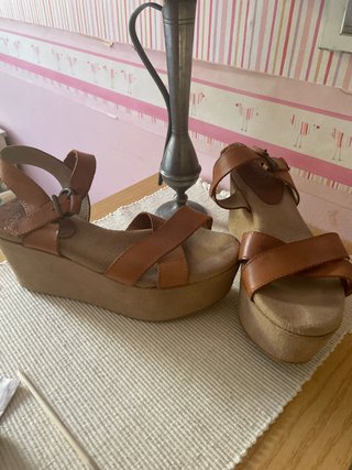 Sandalias de Plataforma Marrones
