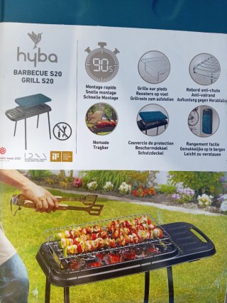 Griglia portatile Hyba Barbecue S20