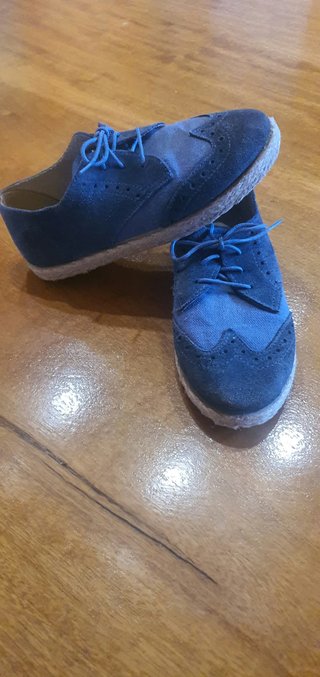 Zapatos Cerraje Niño Azul Talla 32