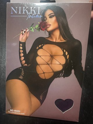 Body Nikki Intimo Negro Talla Única