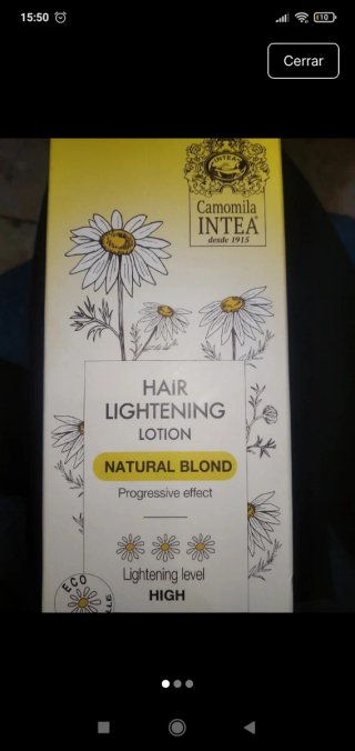 Aclarante Camomila Intea Natural Blond