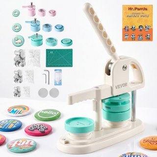 Máquina para hacer chapas y botones, 25, 32, 58 mm