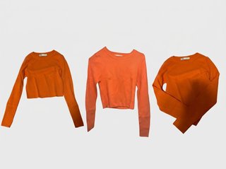 Top Naranja Zara