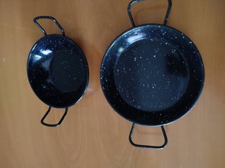 Set de 2 Mini Paellas Esmaltadas