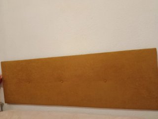 Cabecero de Cama Matrimonio color mostaza
