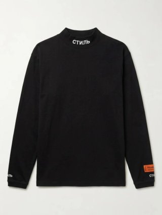 Sudadera Negra Heron Preston
