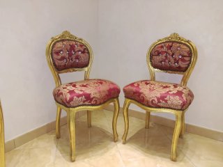 Set di 2 Sedie Barocche